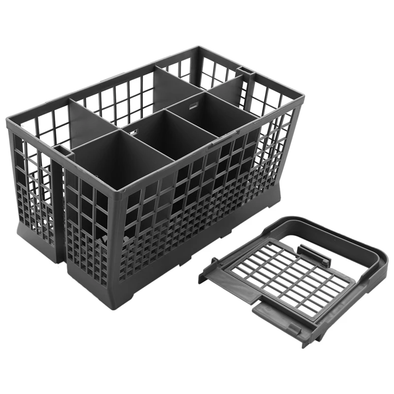 

2X Universal Dishwasher Cutlery Basket Dishwasher Cage Parts Plastic Replacement Rack Cutlery Holder Cooking Utensils