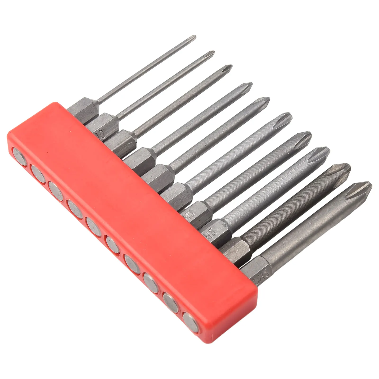 10 Stücke 65mm Magnetische 1/4 zoll Hex Elektrische Kreuz Schraubendreher-bits PH00 PH0 PH1 PH2 Sechskantschaft Magnetische Kreuz Schraubenkopf – Detail 2