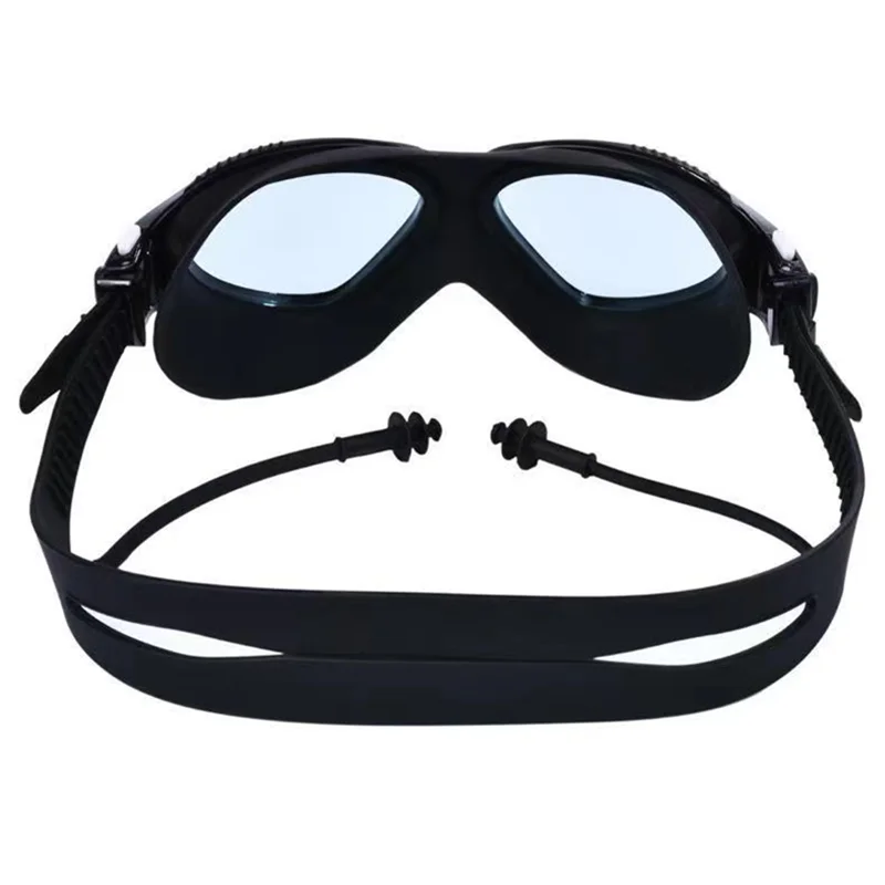 Swimming Goggles With Earplugs Nose Clip Cap Men Women