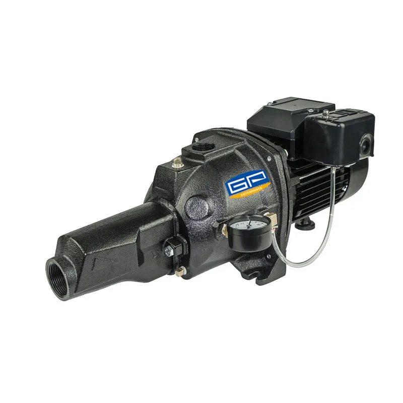 

GP Enterprises Made 115V/230V 1 HP Max Water Depth 110' Cast Iron Convertible Deep Well Jet Pump