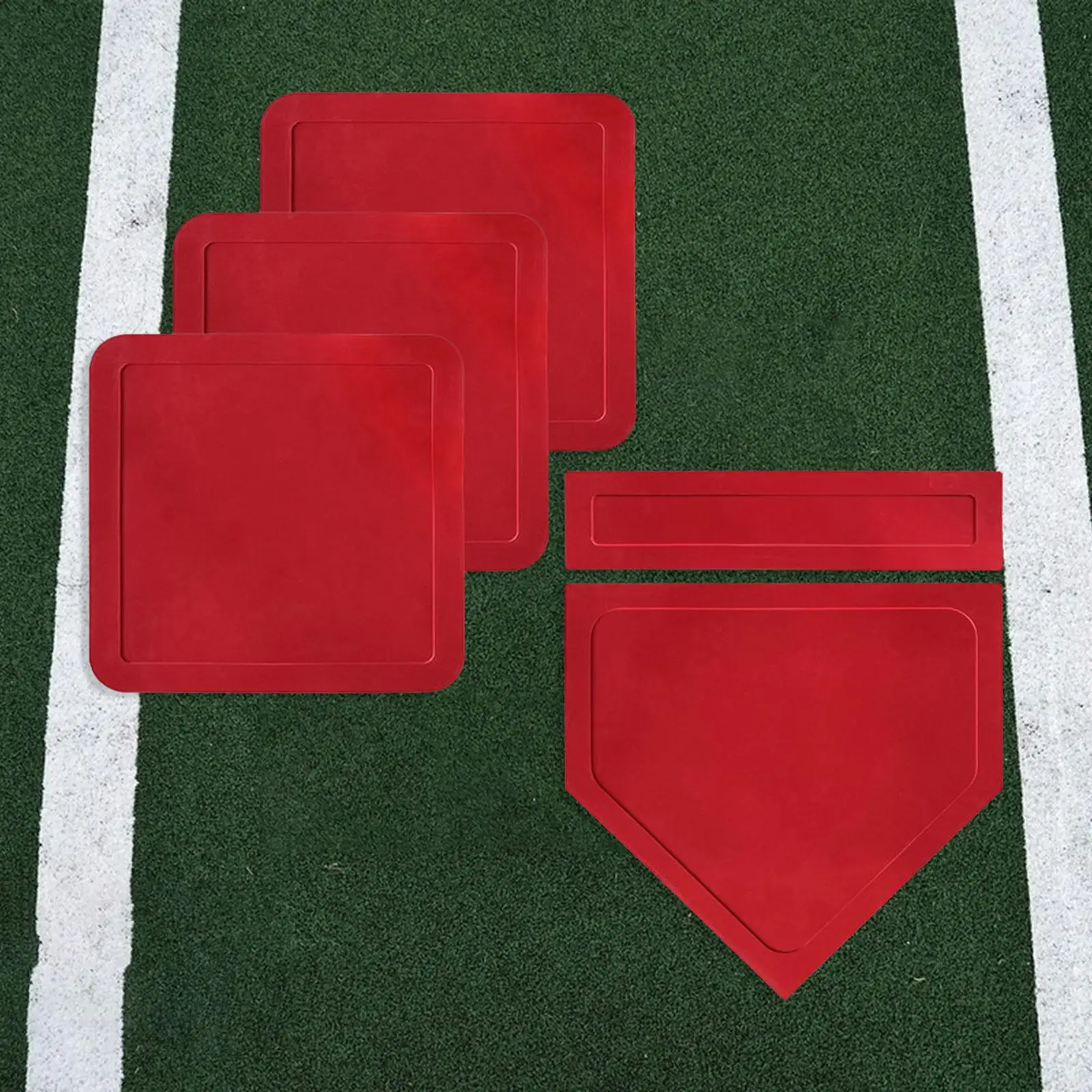 Baseball Bases Set Throw Down Baseball Bases for Backyard Practice Equipment