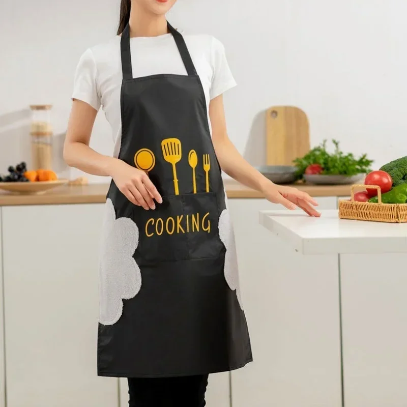 Waterproof PVC Cooking Apron for Kitchen Cleaning