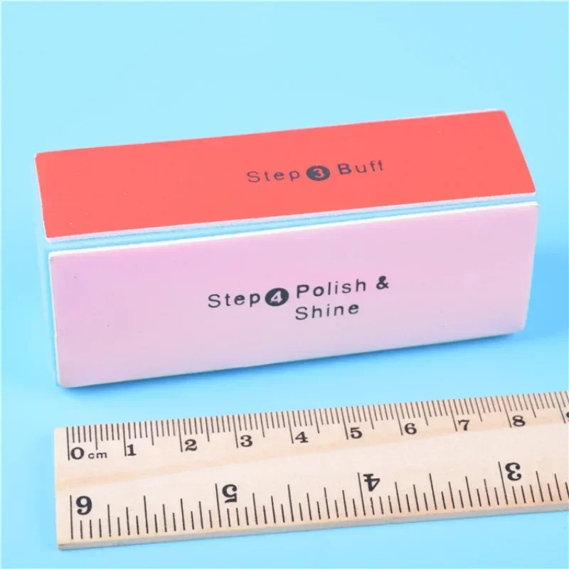 네일 버퍼 그라인드 버핑 블록 핑크 네일 파일, 페디큐어 매니큐어 케어, 네일 아트 스폰지 버퍼 광택제, 네일 액세서리 도구