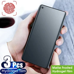 Matte Frosted Hydrogel Anti-Fingerprint Screen Protector - 3 Pack, Soft TPU Film for 3 Pieces Matte Film (For Redmi K40 Pro)