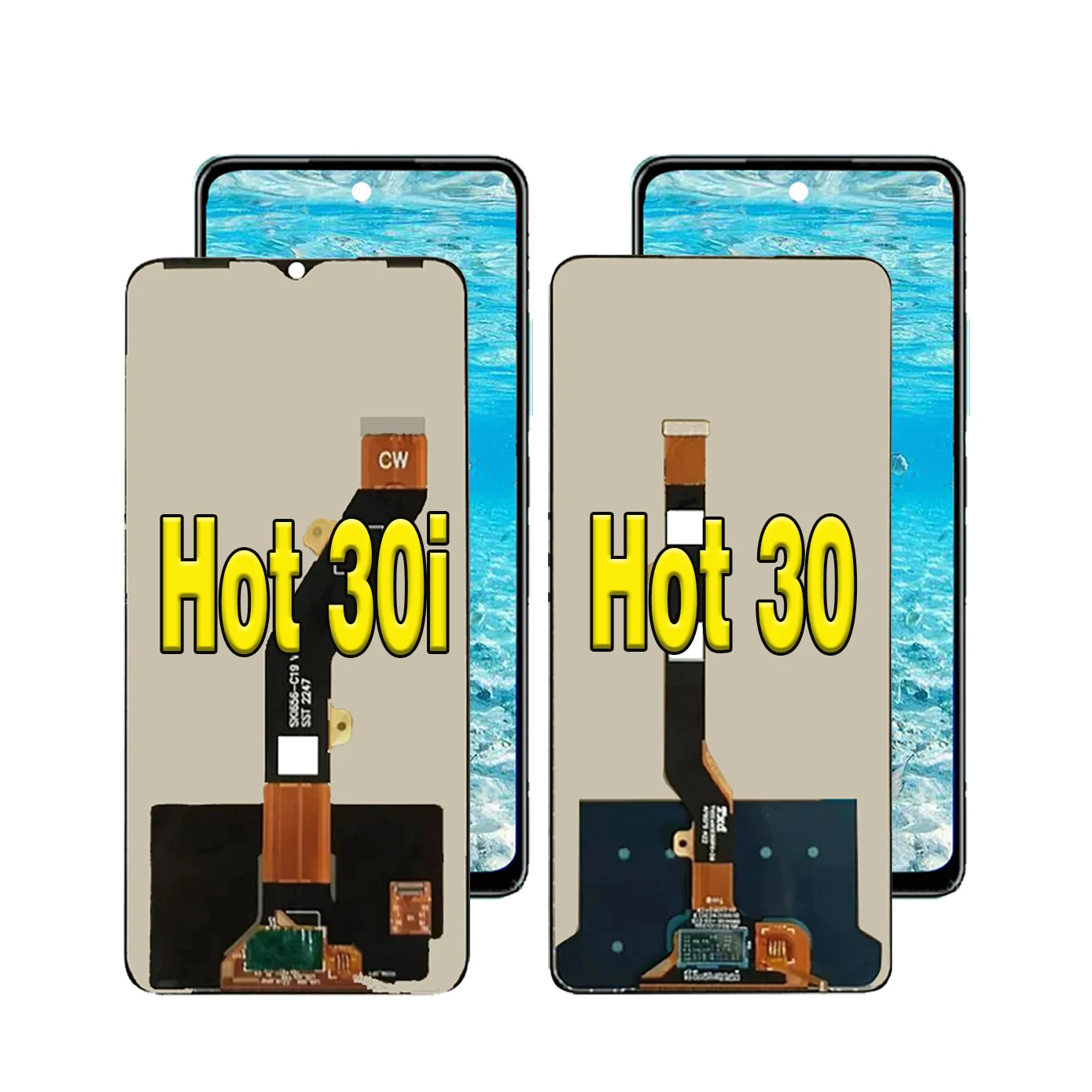 ׽Ʈ Ϸ LCD ġ ũ Ÿ, Infinix Hot 30 X6831  LCD ÷, Infinix Hot 30i NFC X669 X669C X669D