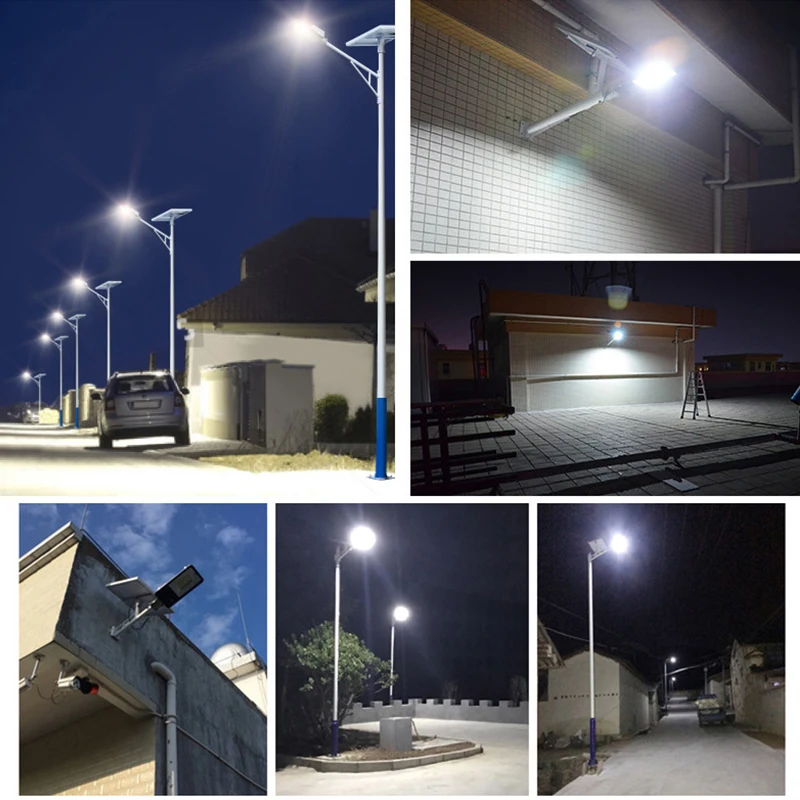 300led Split Solar Street Lights Waterproof Outdoor Garden House Remote Control for Outdoors Yard