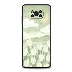 Love Flower Art Soft Phone Case - Elegant Floral Design Soft Cover - Poco F4 (A7)