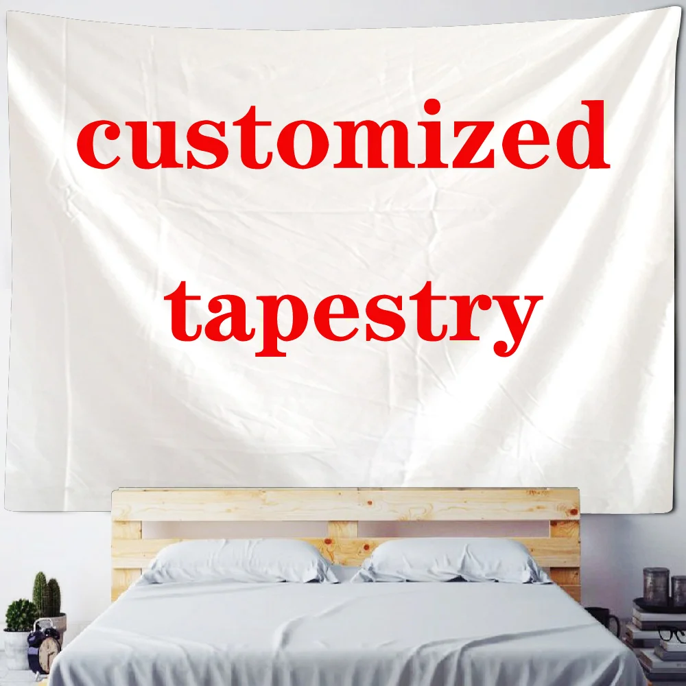 

Customized Tapestry Boho Mandala Tapestries Witchcraft Wall Tapestry Print Your Photo Hippie Wall Hanging Blanket Tapestry