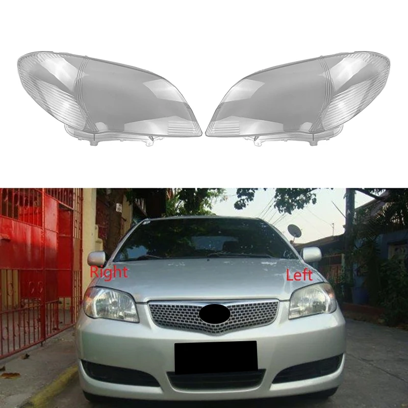 

for Toyota Vios 2006 2007 Left Headlight Shell Lamp Shade Transparent Lens Cover Headlight Cover