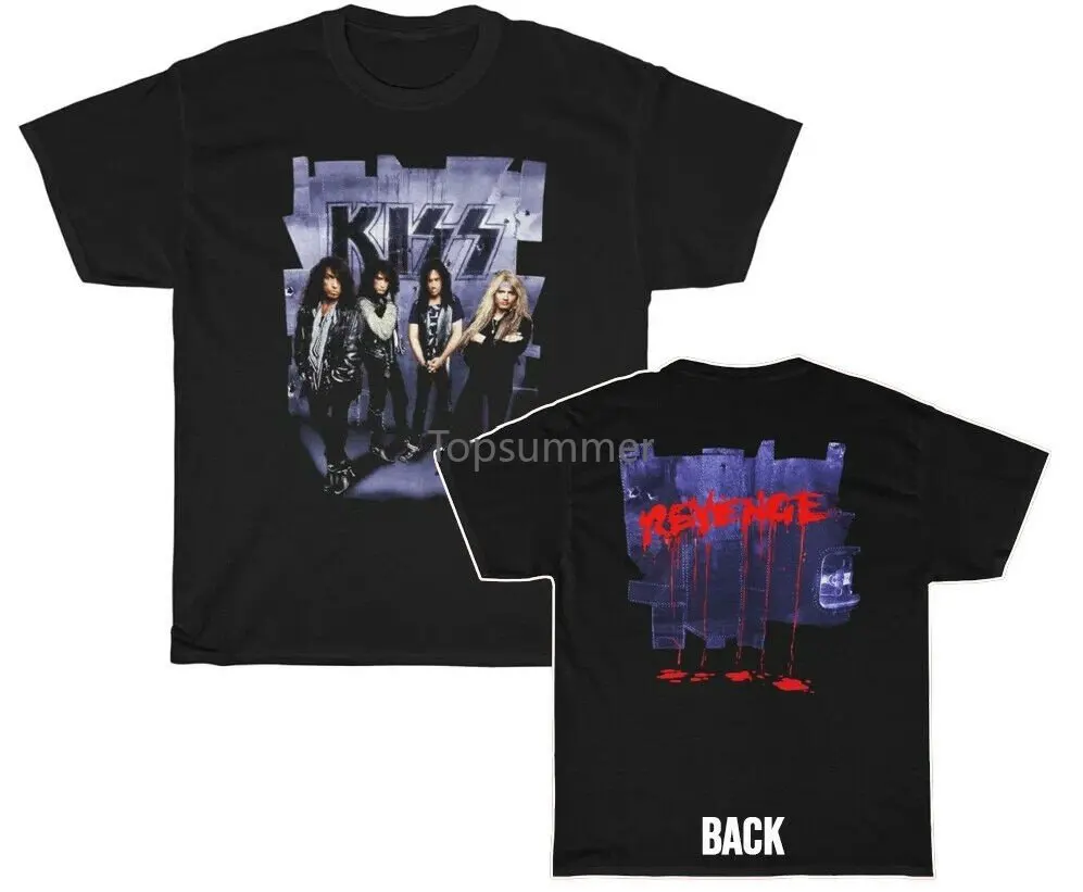 Kiss Revenge Album Art Shirt Paul Stanley Gene Simmons Eric Singer Bruce Kulick
