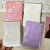 SKYSONIC 50pcs Kpop Card Sleeves 61x91mm Snowflake/Sakura Holder For Holo Postcards Top Load Film Photocard Game Cards Protector 1