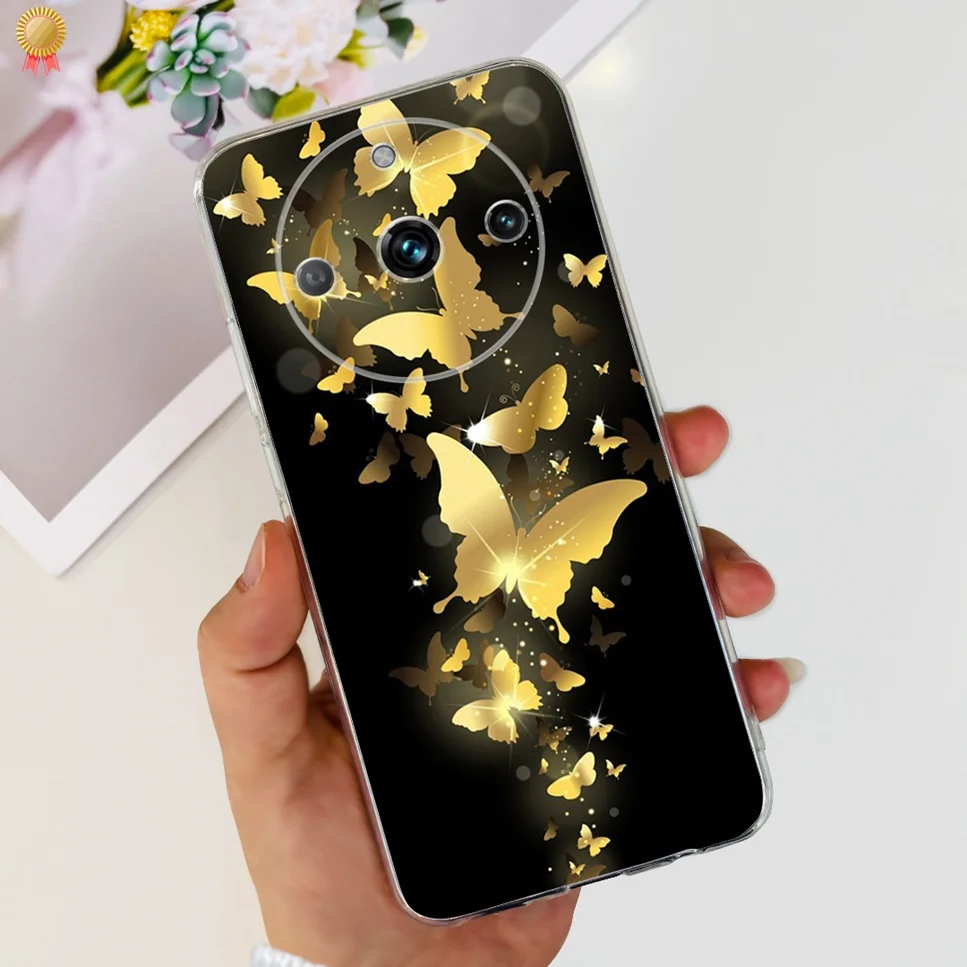 Clear Cute Cartoon Cat Soft Silicone TPU Back Cover