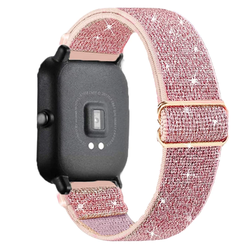 Nylon Elastic Sport Watch Strap, 20mm/22mm Band