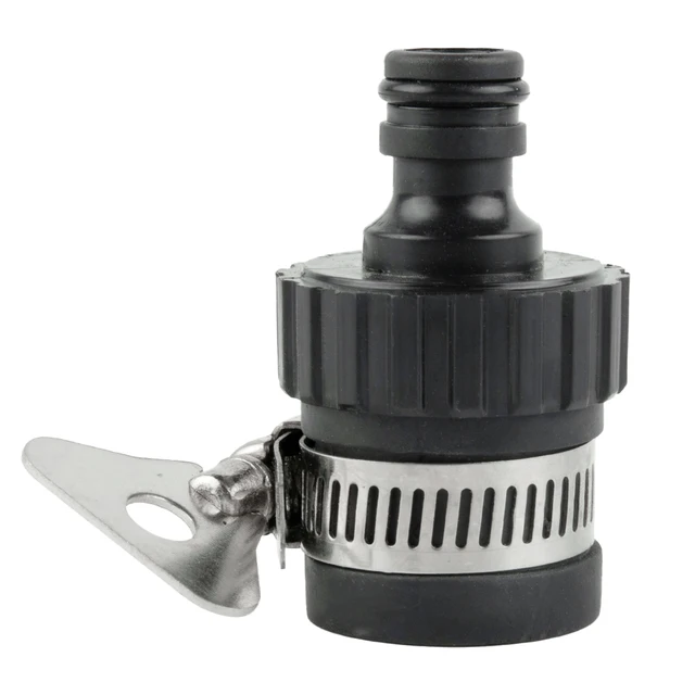 Stainless Steel Clip Tap Connector For Taps Between 18-24mm Quick Connector Water Tap For Gardening Leakage Proof 4