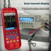 BSIDE NEW Handheld Oscilloscope Digital Multimeter+Function Signal Generator 3-IN-1 Dual Channel 50MHZ*2 250MS/s Graphic Meter 3