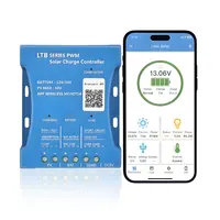 Contrôleur de charge solaire Y&H 20A 30A avec régulateur Bluetooth 12V/24V intelligent PWM pour batteries au plomb, LiFePO4, lithium 1