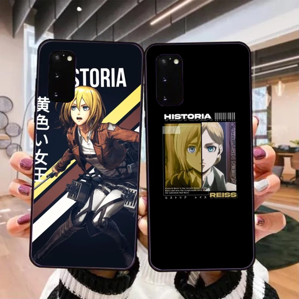 Custodia Per Cellulare Aot Historia Reiss Per Realme Gt 2 9I 8I 7I Pro X50 X2 C35 C21 C20 C11 C3 Cover Morbida Nera Per Telefono Funda