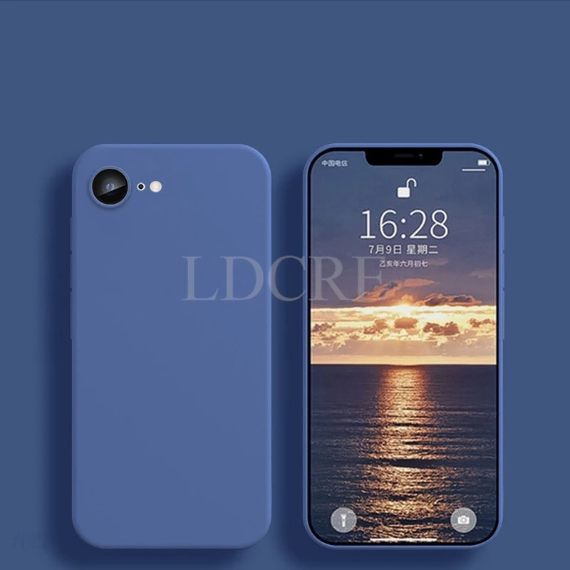 Liquid Silicone TPU Plain Rubber Protector Case Cover