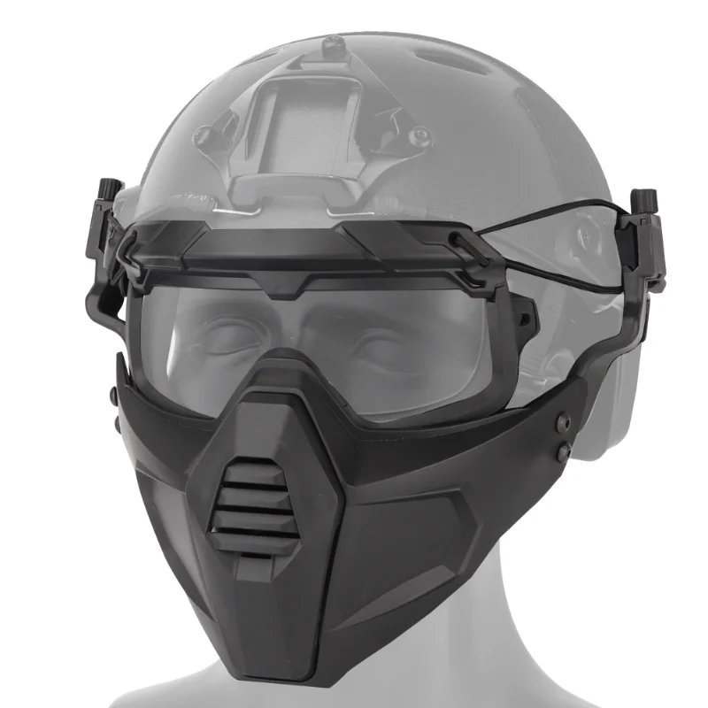 

WoSportT уличные многомерные разрезные тактические очки комбинированный костюм охотничье снаряжение однотонная маска реквизит для фильма