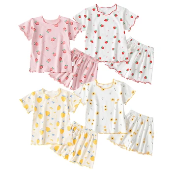 Cartoon Ice Silk Pajamas 1