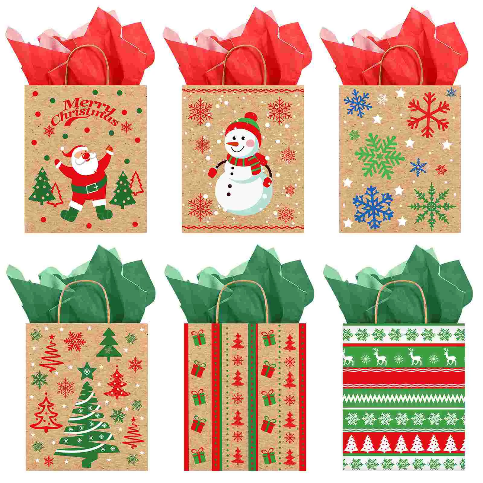

Christmas Treat Bags Christmas Bags for Gifts Christmas Supplies Bags Bulk Small Gift Bags Gift Wrap Bags