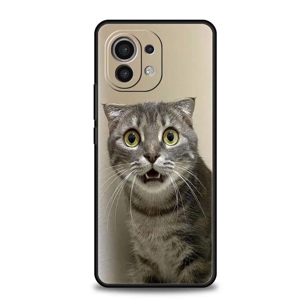 Funny Cartoon Korean Cat Couple Phone Case Cover