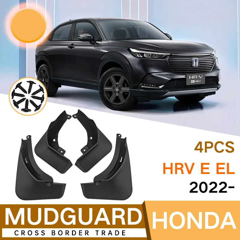 

Exterior Tyre Mudflaps For Honda HR-V HRV e:HEV EL RS 2022 Mudguards Splash Guards Mud Flaps Mud Guards Tire Fenders Accessories