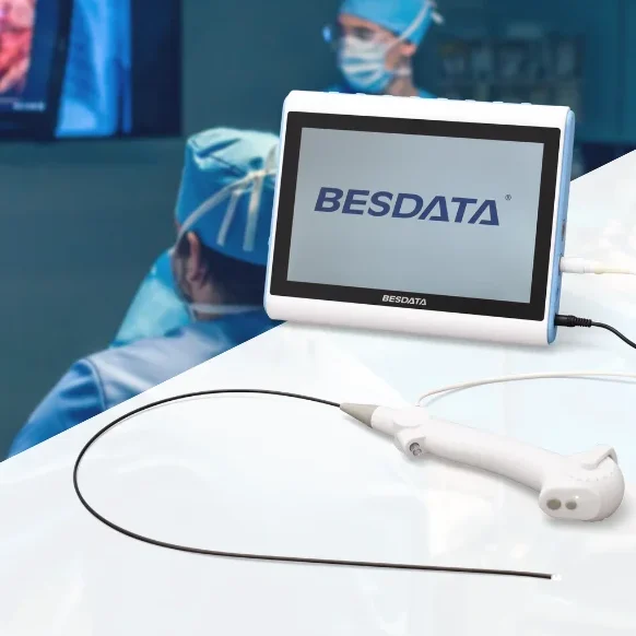 

ureteroscopio BESDATA medical urology ureteroscopio flexible with 10 inch mo nitor display