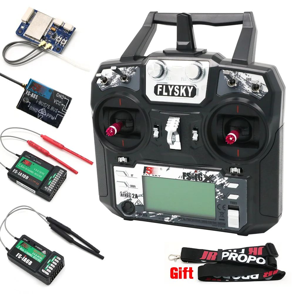 Émetteur RC i6X 2.4GHz avec récepteur IA10B/X6B/IA6B - Radiocommande pour drone