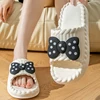 Big Eyes Platform Slippers for Women Summer Lightweight Soft Sole Cloud Slides Woman Open Toe No-Slip Casual Beach Flip Flops 4