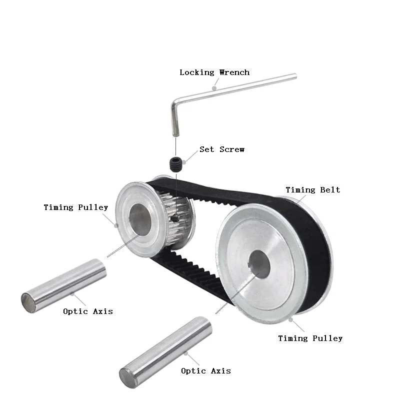 1pcs HTD 5M 30T-50T Teeth Synchronous Timing Pulley Bore 6-25mm AF Type Belt Width 15/20mm
