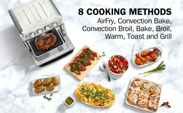 Stainless Steel Cuisinart Air Fryer Toaster Oven Recipes Cuisinart