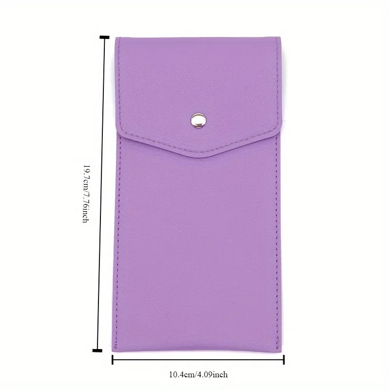 Premium PU Leather Pen Case - Elegant Signature Pen Holder & Leak-Proof Storage Bag