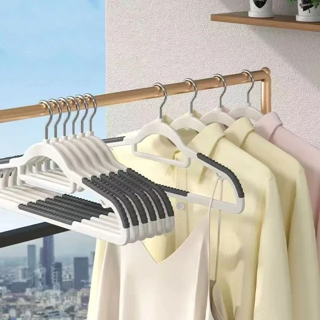 10 pezzi set appendiabiti ganci per la casa appeso antiscivolo dormitorio camera da letto speciale stoccaggio abbigliamento appeso nessuna traccia 3