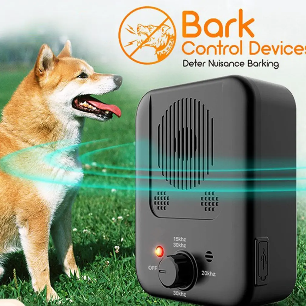 Pet Puppy Anti Bark Soppressore Ad Ultrasuoni Outdoor Anti Noise Dog Repeller Tools Dispositivo Di Addestramento Del Cane Prodotti Per Animali Domesti