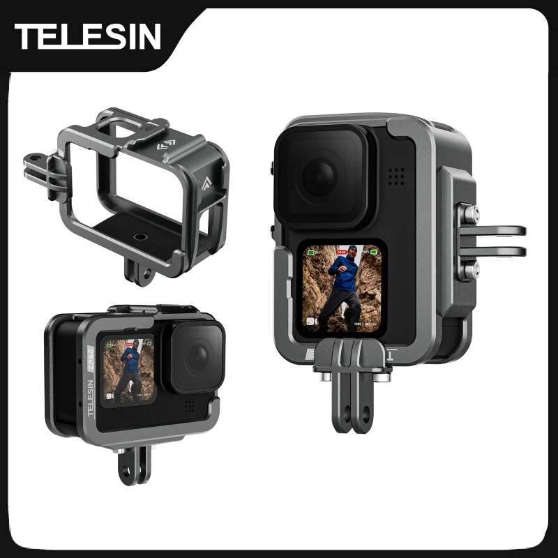 TELESIN Cache Batterie Pour GoPro Hero 12/11/10/9 – Neuf