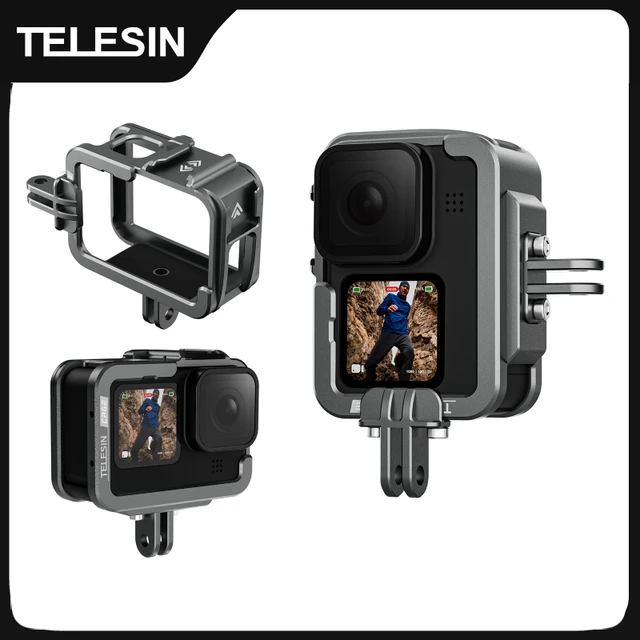 TELESIN 60M Boîtier étanche pour GoPro Hero 12/11/10/9 Noir, Coque