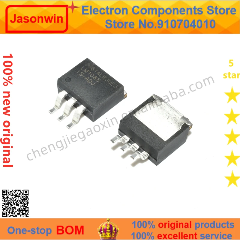 10PCS LM1085IS-5.0 New Best Offer LDO Regulator Pos 5V 3A 4-Pin 3+Tab TO-263 Ra 