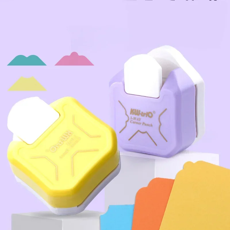 

В бордюре школа 3 мини 1 резак Дырокол офис для угловых Дырокол принадлежности для скрапбукинга триммер круглый