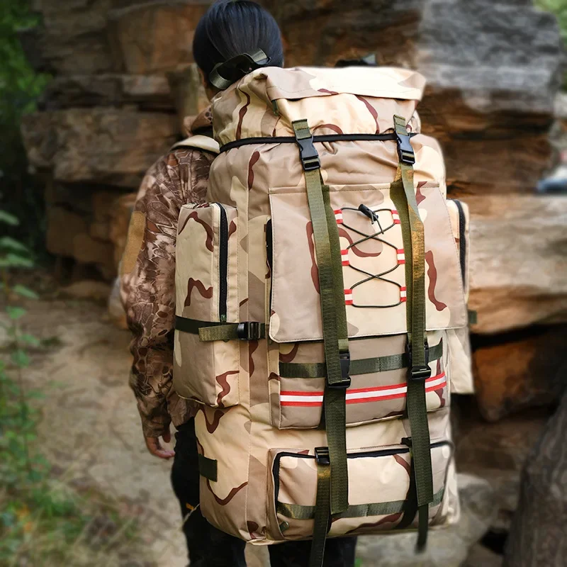 

Extra Large 130L Outdoor Travel Backpack Camping Travel Backpack