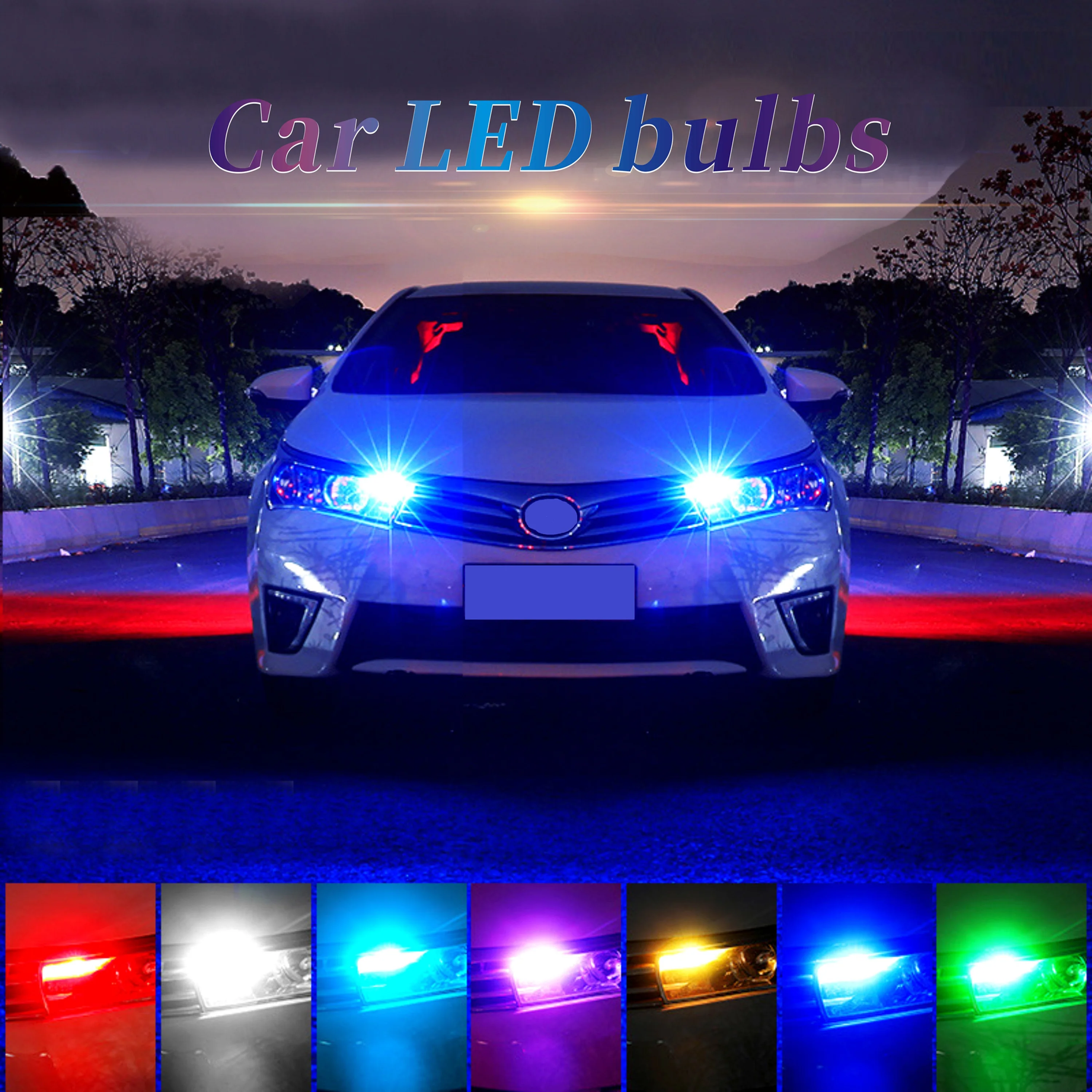 

10x Newest Led T10 Car Light COB Glass White Auto Automobiles License Plate Lamp Dome Read Bulb Style 12V
