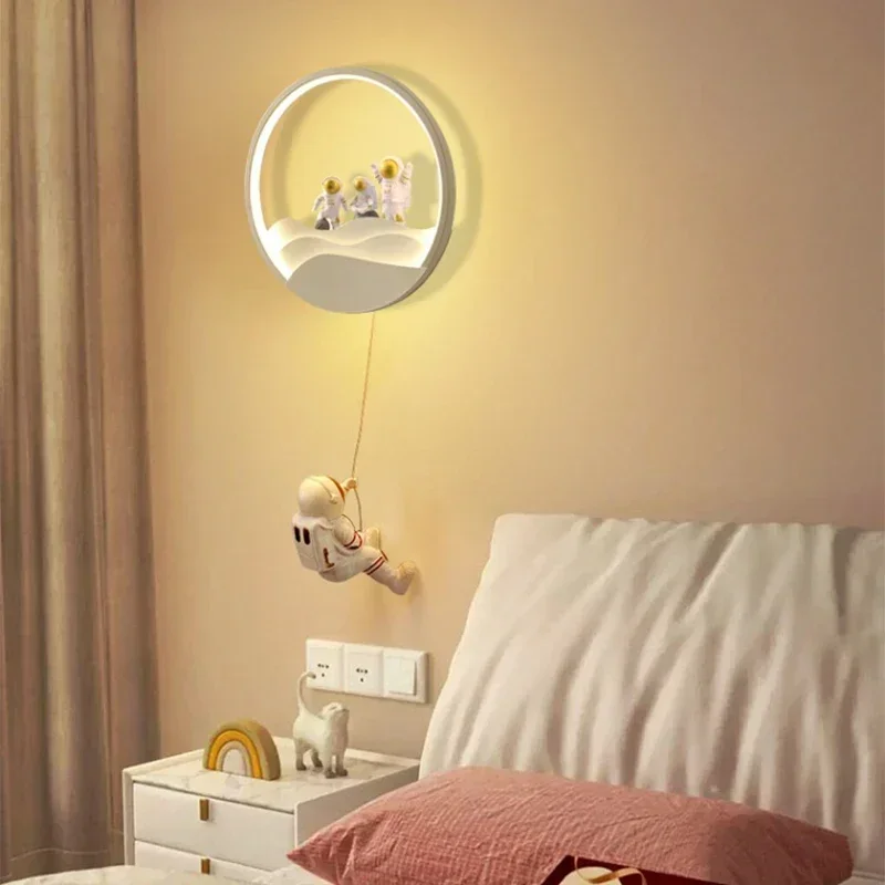 Modern LED Wall Lamp For Children's Room Bedroom Living Room Aisle Wall Light Home Decor Indoor Sconce Lighting Fixture Luster