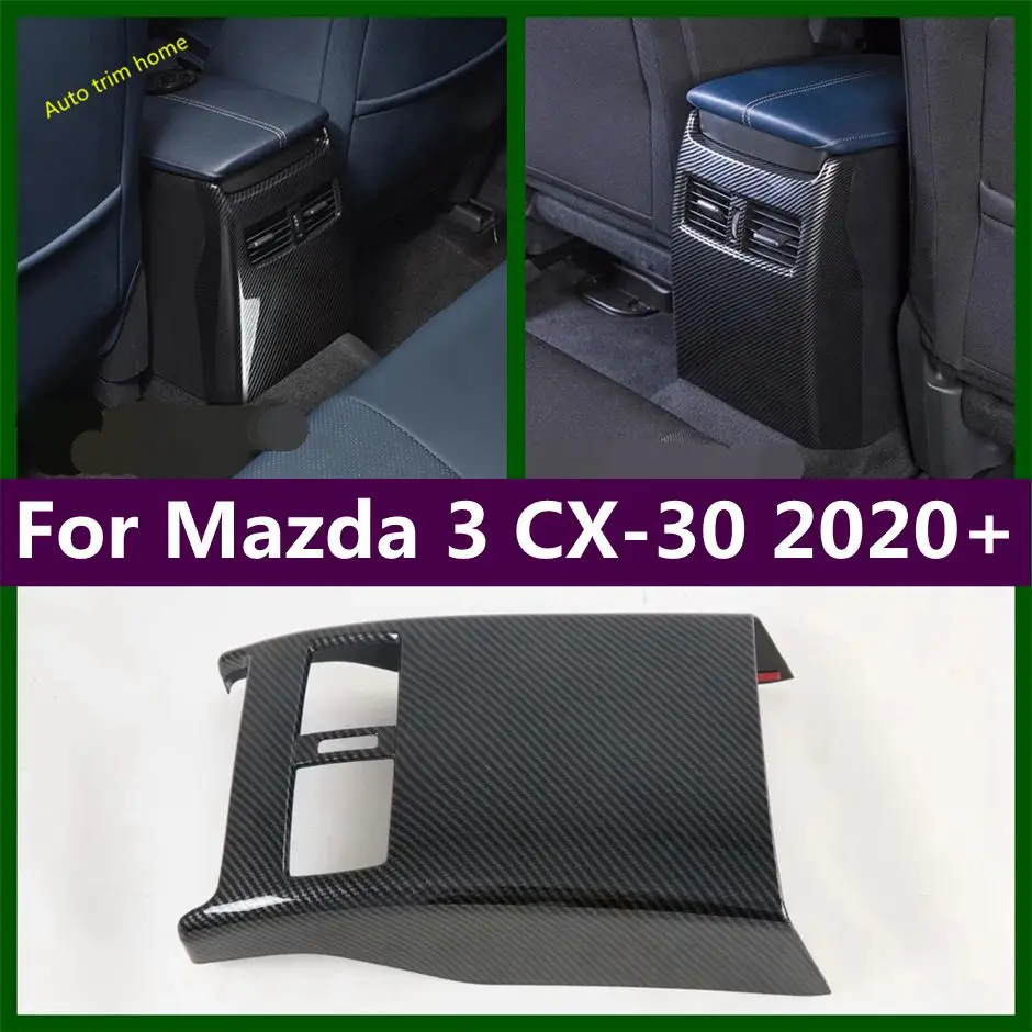 

Center Air Condition Outlet AC Vent Armrest Box Anti Kick Protection Panel Cover Trim For Mazda 3 CX-30 2020 - 2023 Accessories