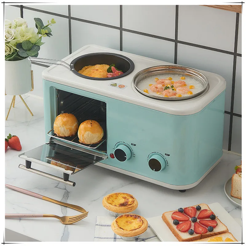 4-in-1 breakfast machine Multi-functional automatic home cooking, stewing, frying and baking one multi-stove breakfast machine