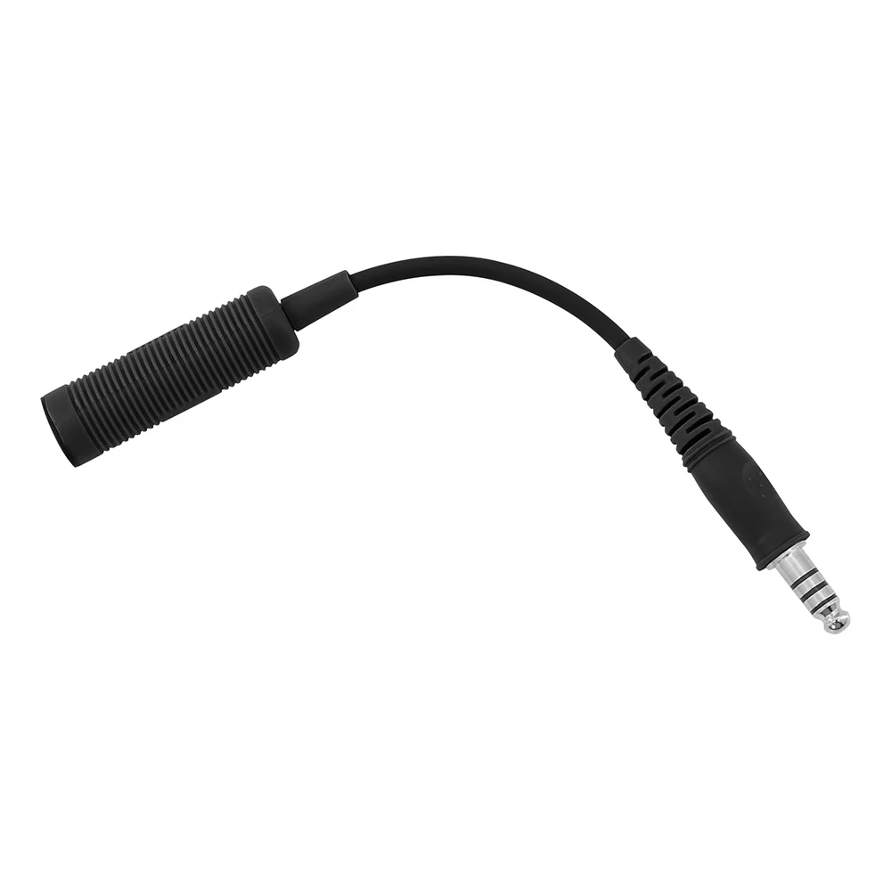 U-174 Cable Adapter Tactical Headset Adapter NATO/Military To Civilian Cable Adapter for Peltor Comtac/msa Sordin/tci Liberator