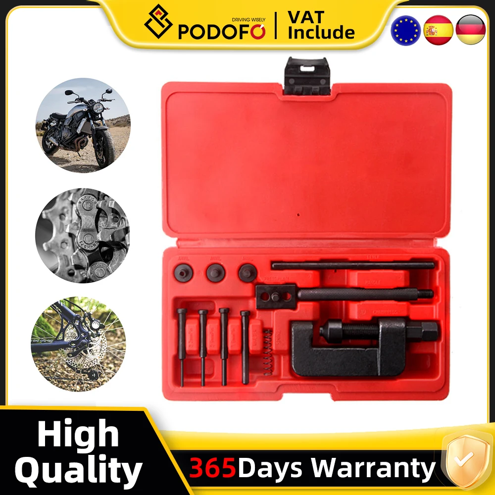 JOBreaker-Kit d'outils pour moto et vélo, dissolvant de synchronisation, coupeur de rivetage, dissolvant de maillons, 13 pièces