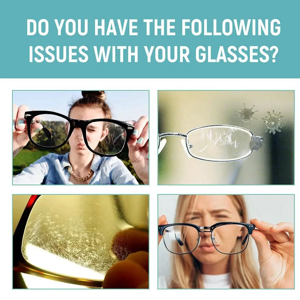 Description Picture 5 of item100ml Glasses Lens Cleaner Spray Eyeglass Scratch Removal Anti Fog Repair Liquid Spray Oil Fingerprints Cleaner Dust Lens G R7N2