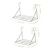 2025 New Balcony Folding Shoe Drying Rack Clothes Airer Stainless Steel Laundry Underwear 6