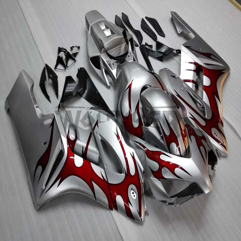 

INJECTION MOLD Fairing for CBR1000RR 2004 2005 silver CBR1000RR 04 05 ABS Plastic Bodywork Set