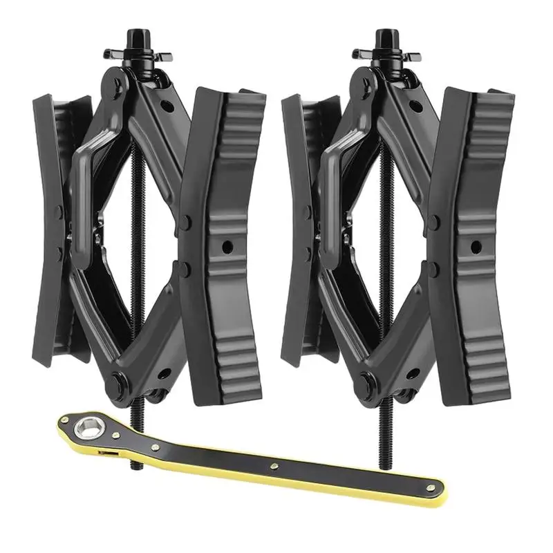 

X-Chock Wheel Stabilizer Tire Chocks RV Trailer 2pcs Heavy Duty Camper Tire Chocks With Wrench Locking Chocks For Stability